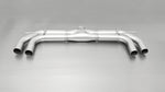 Sportauspuff für VW Golf 7 GTI, Type AU - Keiner / Racing Sport-Schalldämpfer / Endrohr-Set (4-teilig), Street Race Black Chrome