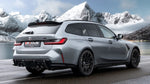Sportauspuff für BMW M3 G80 G81, M4 G82 G83 - Ersatzrohr für Sekundärkatalysator / Endschalldämpfer, mittig / OPT GT Endrohr-Set (4-teilig), gescotched