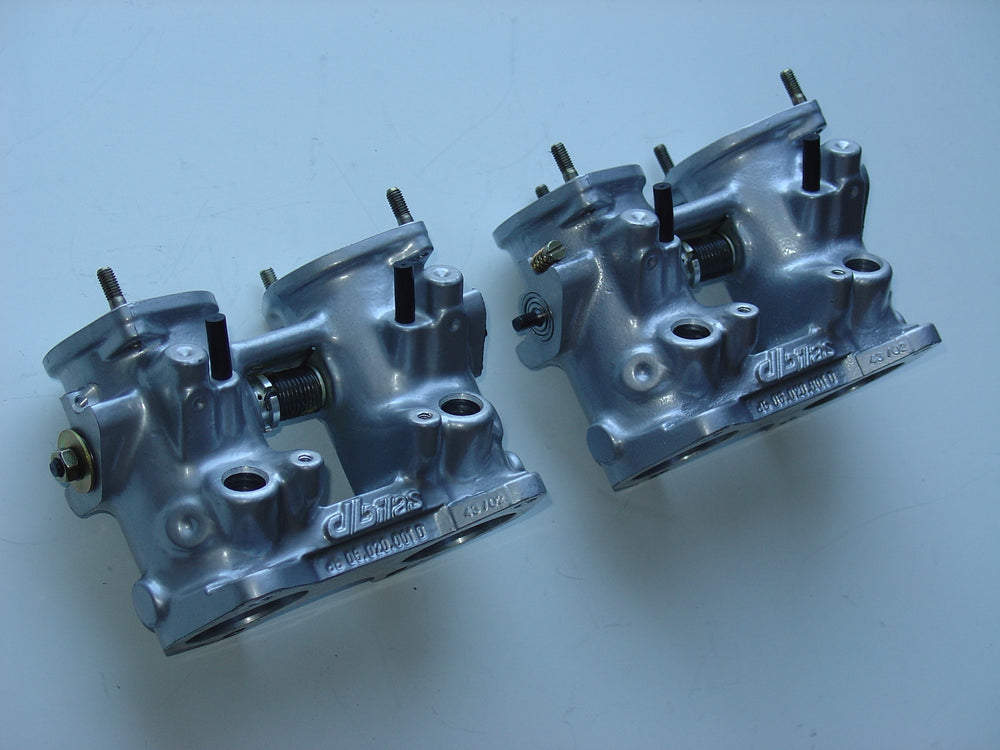 Drosselklappenteil Ø 40 mm / L 110 mm mit Flansch, mit  Bohrungen
