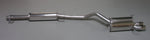 Edelstahl - Auspuffanlage Opel  Corsa C & Tigra B Endrohr 2x80mm