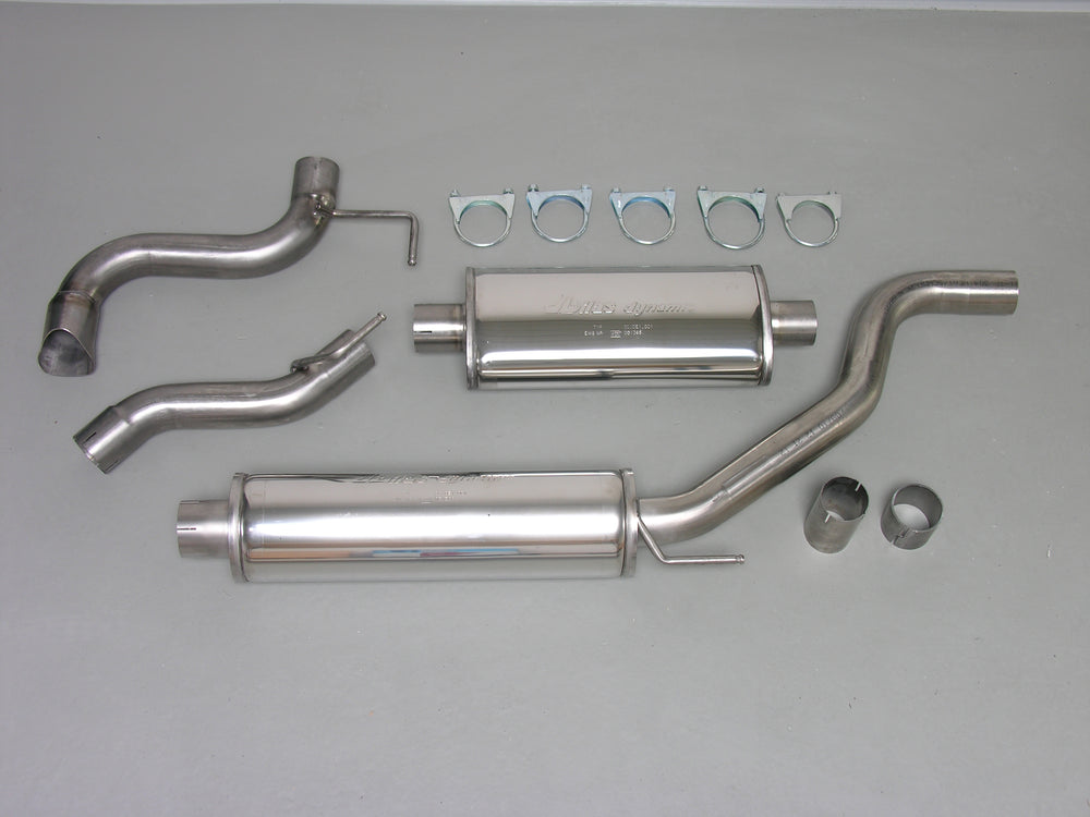 Edelstahl - Auspuffanlage Opel Corsa D OPC 1,6 Turbo