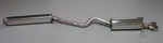 Edelstahl - Auspuffanlage Opel Astra H GTC,CC   2x80mm