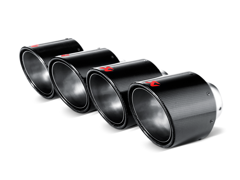 TP-NIR35C Endrohr Set (Carbon, 125 mm) - Chevrolet Corvette Z06 (C6)
