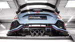 Sportauspuff für Honda Civic Type-R (FK8) - Keiner / Sound Controller / Endrohrset, Street Race, schwarz (98mm)