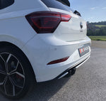 Axle-Back Auspuffanlage für VW Polo 6 AW GTI - Endrohr-Set Ø 84 mm, Street Race, Edenstahl