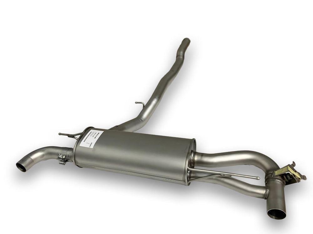 Cat-Back Anlage für Mini John Cooper Works F54/F60 (FMK) - Endrohr-Set, Ø 102 mm , schräg, Black Chrome (1-756416-1000-8)
