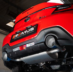 Sportauspuff-Paket für Subaru BRZ & Toyota GR 86 - Keiner / Endrohrsatz, 115mm abgewinkelt, verchromt