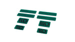 Maxton Parts - 3D Aufkleber / Gel Sticker 8er Set Grün und Schwarz