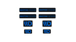 Maxton Parts - 3D Aufkleber / Gel Sticker 8er Set Schwarz und Blau