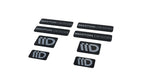 Maxton Parts - 3D Aufkleber / Gel Sticker 8er Set Schwarz und Grau
