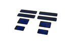 Maxton Parts - 3D Aufkleber / Gel Sticker 8er Set Schwarz und Marineblau