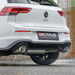 Sportauspuff für VW Golf 8 CD GTI - Keiner / OPT GT Tailpipe Set, Titan schwarz lackiert