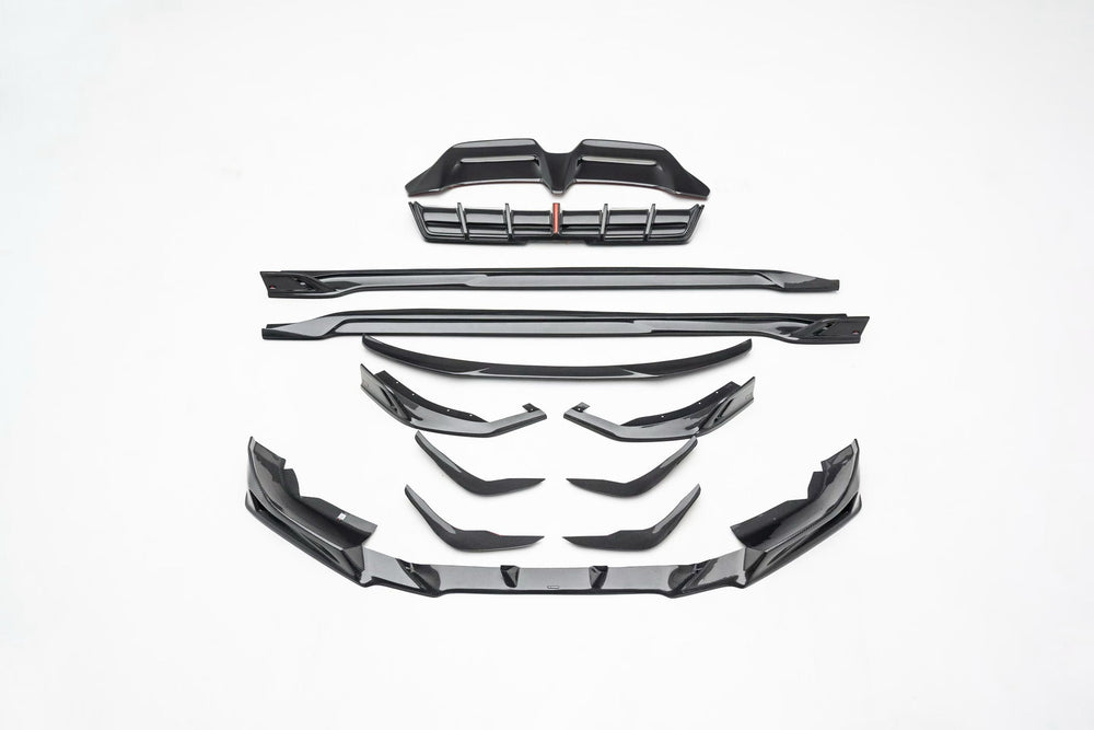 Dry Carbon Bodykit Frontlippe Heckdiffusor Seitenschweller Heckspoiler Dachspoiler Heckwinglet AERO FLAPS passend für BMW XM