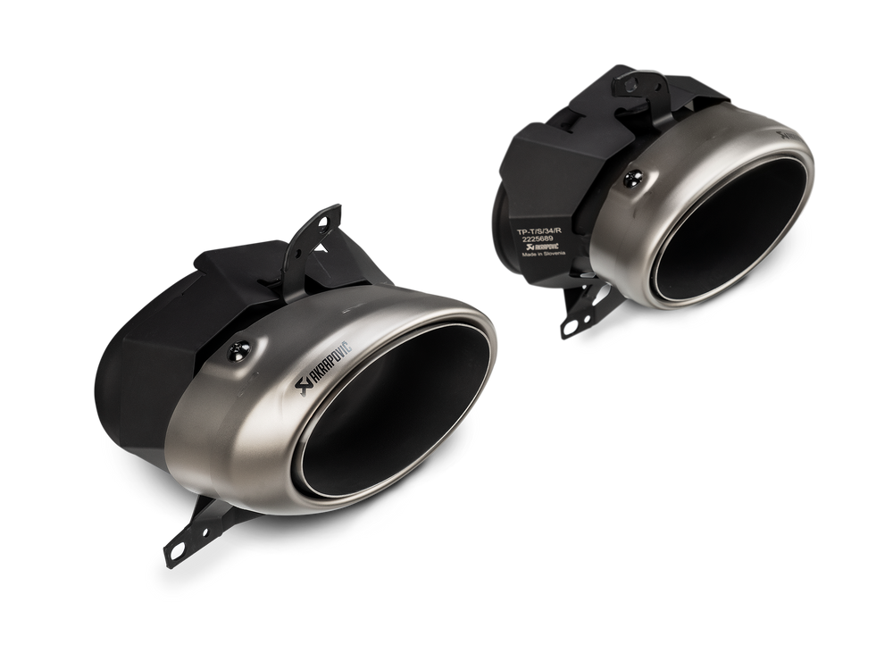 TP-T/S/34 Tail pipe set (Titanium) - Porsche Sport Classic (992)