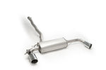 Sportauspuff für BMW/Mini - F40, F56, F60 - Keiner / Endschalldämpfer, L/R / Endrohr-Set, Ø 102 mm , schräg, Black Chrome (1-754019-1000-26)