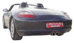 RACING Cat-Back-Anlage L/R für Porsche Boxster S/987 & Cayman 987 - Endrohr-Set, 98mm, Street Race