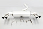 Sportauspuff für Audi S3 Quattro Typ 8V - Cat-Back Vorschalldämpfer / Karbon Endrohr-Set
