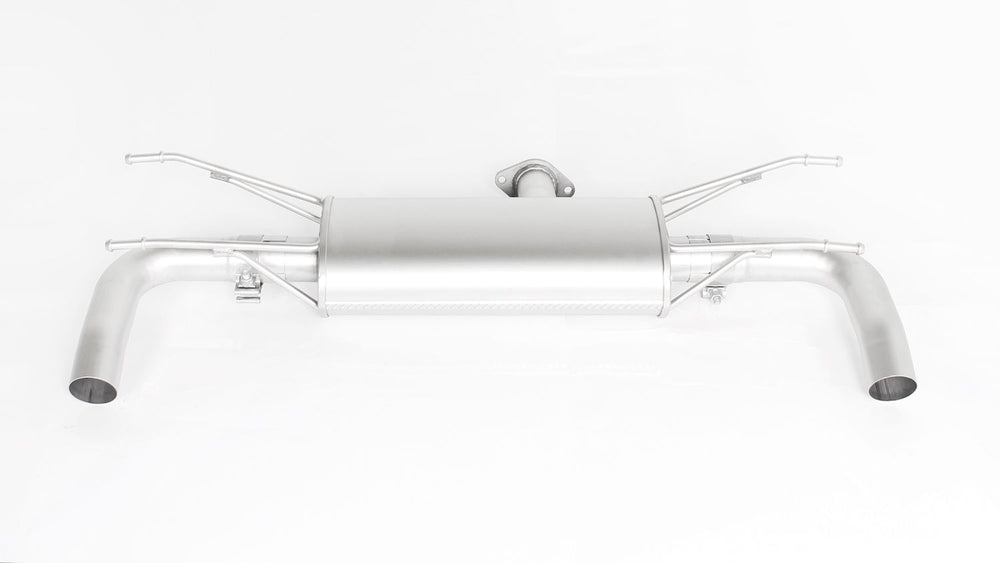 Axle-Back Sportauspuff für Fiat 124 Spider - OPT GT Endrohr-Set, Titan gescotched