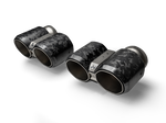 TP-CT/73/CF Tail Pipe Set (Chopped Carbon) - BMW M2 Coupe (G87)
