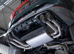 Sportauspuff für Cupra Formentor TSI, Typ KM - RACING Cat-Back Vorschalldämpfer Ersatzrohr / OPT GT Endrohr-Set (4-teilig), schwarz lackiert (1-790023-1000-7)