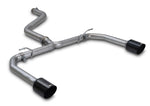 RACING-Axle-Back-Anlage für Ford Focus MK4 - RACING Y-Rohr / Endschalldämpferersatzrohr  inkl. Verbindungsrohr mit Kugelanschluss / Endrohr Set, 102mm, schräg, verchromt