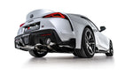 Axle Back Anlage for Toyota GR Supra (JTSC/JBSC) - Sportschalldämpfer mittig / Endrohrsatz, 115mm abgewinkelt, verchromt