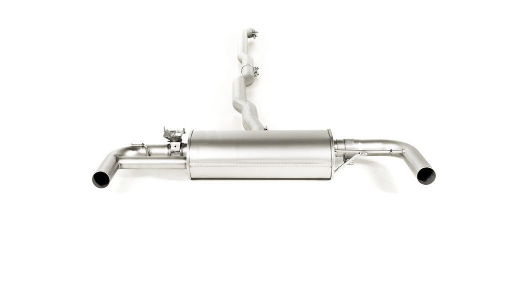 Sportauspuff-System für Mini Cooper S F54 - REMUS Sound Controller / Endrohr-Set, Ø 102 mm, schräg, Black Chrome (1-756216-1000-2)