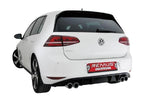 Axle-Back System für Golf 7 AU & Seat Leon 5F - Sportschalldämpfer, EG / Endrohr-Set (4-teilig), Street Race Black Chrome
