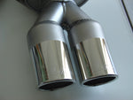 Edelstahl - Auspuffanlage Opel  Corsa B Endrohr 2x80mm