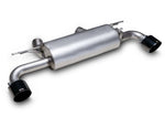 Axle Back Anlage for Toyota GR Supra (JTSC/JBSC) - Sportschalldämpfer mittig / Endrohrsatz, 115mm abgeschrägt, schwarzchrom