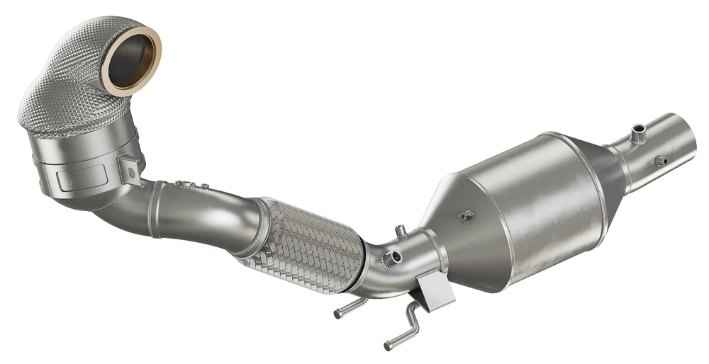 HJS ECE Tuning Downpipe VAG mit OPF Euro 6d-Temp (90821160)
