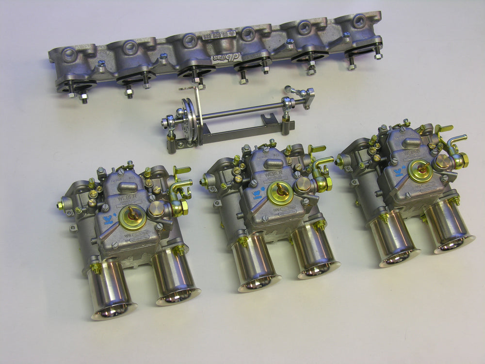 Vergaseranlage BMW M20 3x Weber  45DCOE o.48DCO