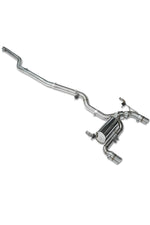 3.5" ULTRA Abgasanlage - BMW F-Modell 440i ohne OPF - Endrohr Typ 9 - 90mm scharf geschnitten - 15° abgeschrägt