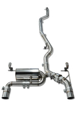 3.5" ULTRA Abgasanlage - BMW F-Modell 440i ohne OPF - Endrohr Typ 9 - 90mm scharf geschnitten - 15° abgeschrägt