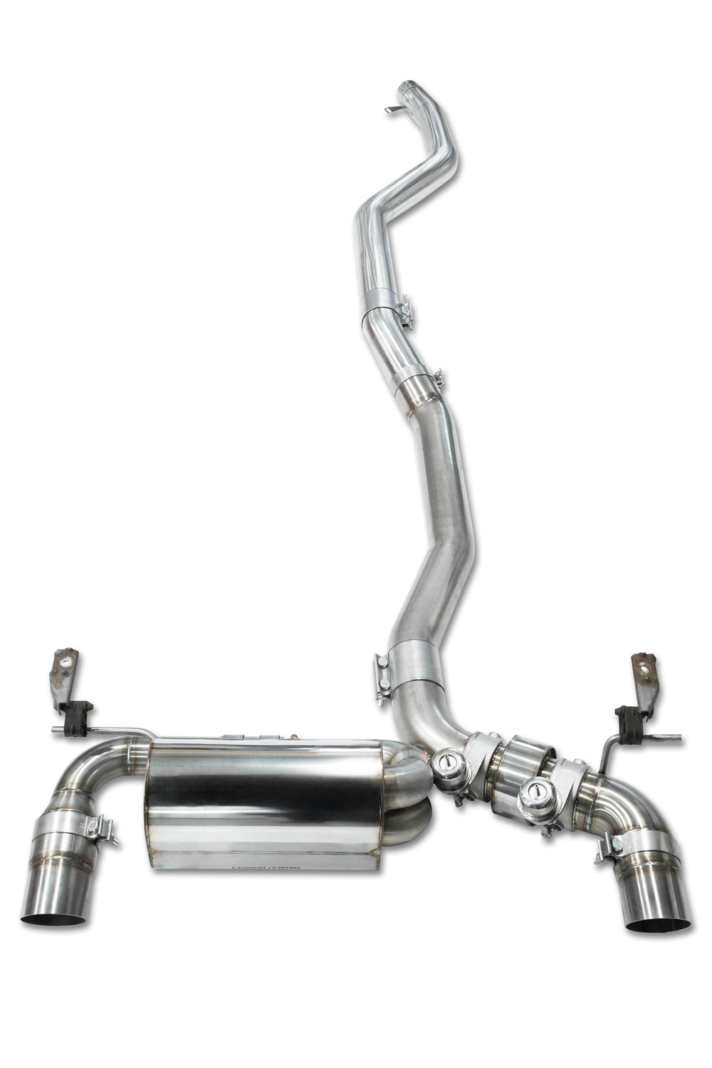 3.5" ULTRA Abgasanlage - BMW F-Modell M140i ohne OPF - ohne Endrohre