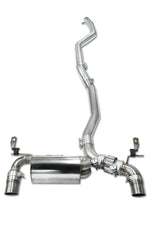 3.5" ULTRA Abgasanlage - BMW F-Modell M140i ohne OPF - ohne Endrohre