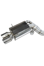 90mm KLAPPEN Abgasanlage LFX V1 mit EG Zulassung - Audi S4/RS4 B5 / LFX TUNING - Audi RS4 / S4 (mit CAN-Bus) / Ausführung ohne Mittelschalldämpfer (EG zugelassen auch ohne Mittelschalldämpfer) / 2x 115x85mm (Oval / eingerollt / abgeschrägt)