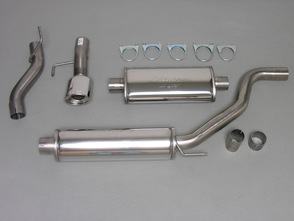 Edelstahl - Auspuffanlage Opel  Corsa D 1,6 GSI 1x100mm rund