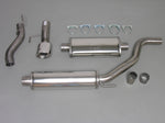 Edelstahl - Auspuffanlage Opel  Corsa D 1,6 GSI 1x100mm rund