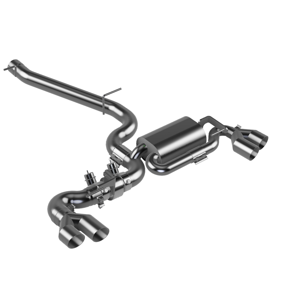 3.5" ULTRA Abgasanlage - AUDI TTS 8J - ohne Endrohre