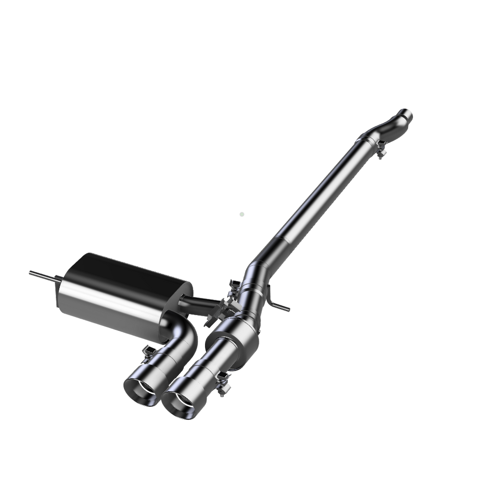 3" ULTRA Abgasanlage - Mini Cooper S / JCW F56 OPF - Endrohr Typ 4 - 101mm mit Einsatz - 15° abgeschrägt / Mini Cooper S - OPF - F56