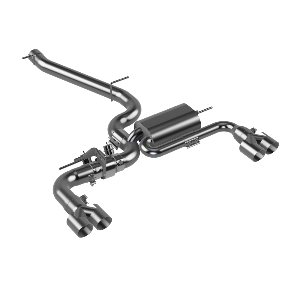3.5" ULTRA Abgasanlage - VW Tiguan R - ohne Endrohre