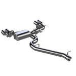 3.5" ULTRA Abgasanlage - VW Golf 7R / 7.5 R - Endrohr Typ 8 - 4x90mm scharf geschnitten - 15° abgeschrägt
