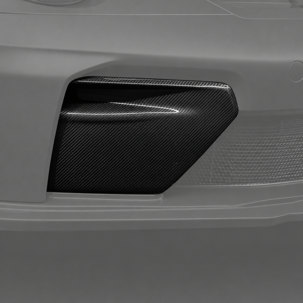TECHART Carbon Lufteinlassblenden Front für 992.2 GT3 - Carbon glänzend