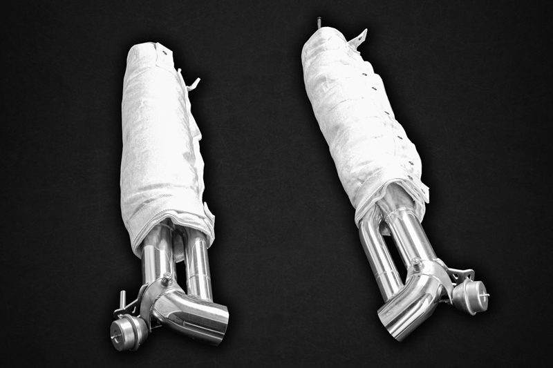 Dodge Viper SRT ACR - Downpipes mit 250 Zellen Sportkats mit Hitzeschutz (ECU Programmierung kann erforderlich sein) Bei Änderungen oder Programmierungen der ECU (Motorsteuergerät) empfehlen wir, aus Garantie- und Gewährleistungsgründen vorab den je…