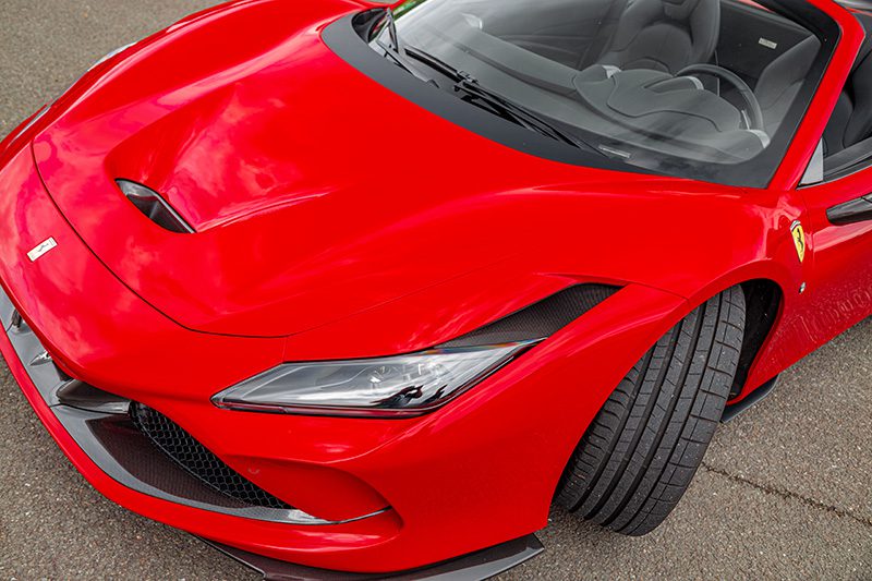 Ferrari F8 Spider | Carbon - Heckdiffusor - Gewebe L mattlackiert