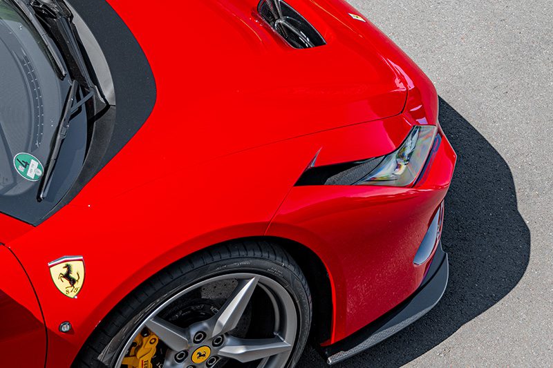 Ferrari F8 Tributo | Carbon - Heckdiffusor - Gewebe L mattlackiert
