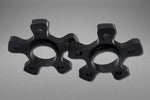 Ferrari Portofino - Zubehör – Distanzscheiben - 2x Scheiben sternförmig 17mm (vorne oder hinten), Titan Radschrauben, Teilegutachten