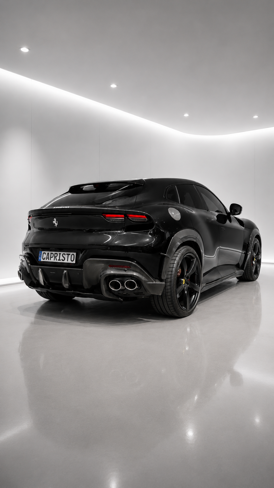 Ferrari Purosangue Carbon Parts - Tankdeckel aus Carbon