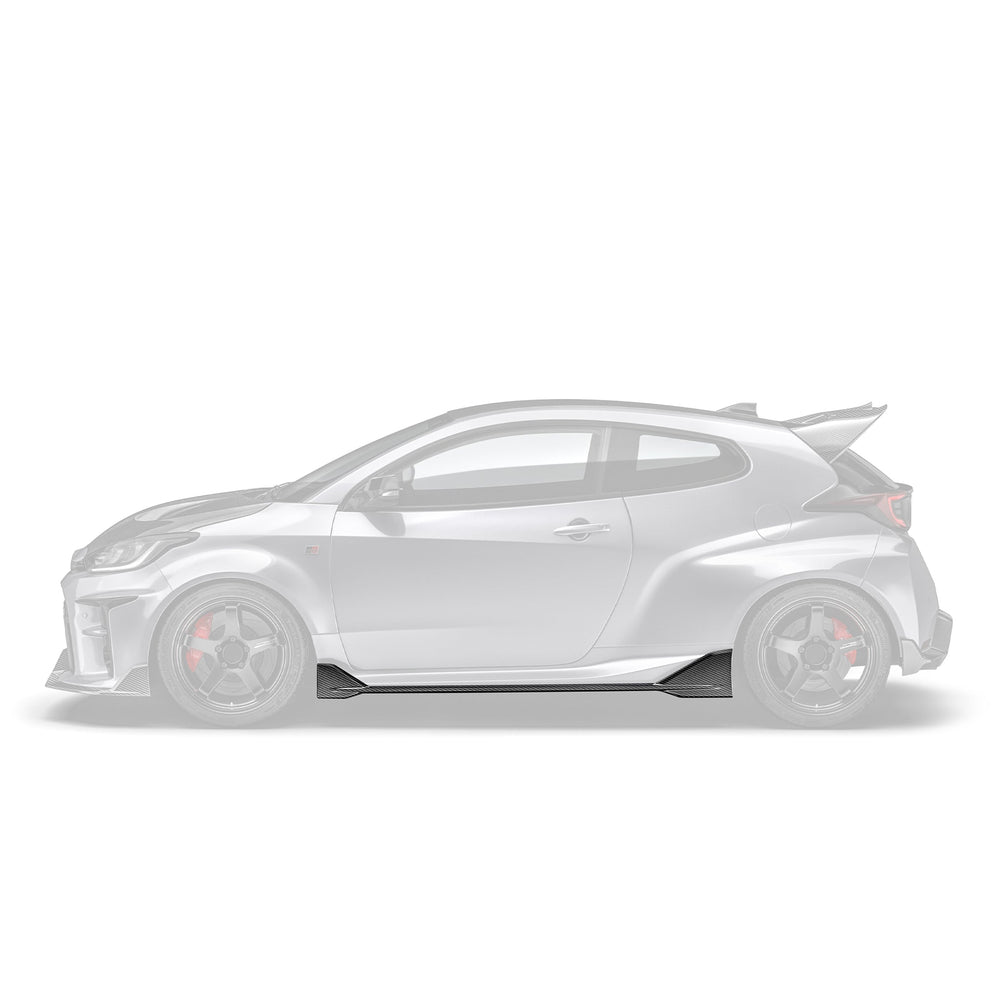 TOYOTA GR YARIS (GEN 1 & 2) CARBON FIBER SIDE SKIRTS